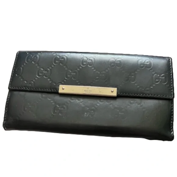 Gucci Black Long Bifold Wallet - Picture 3 of 14